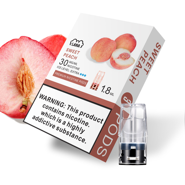 水蜜桃味 LANA 發光煙彈通用悅刻一代 通配 VEEX SP2S RELX 煙彈 原裝正品 3%